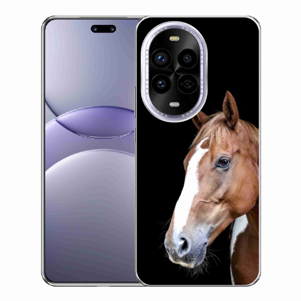 Gelový kryt mmCase na Huawei Nova 13 Pro 5G - hnědý kůň 3