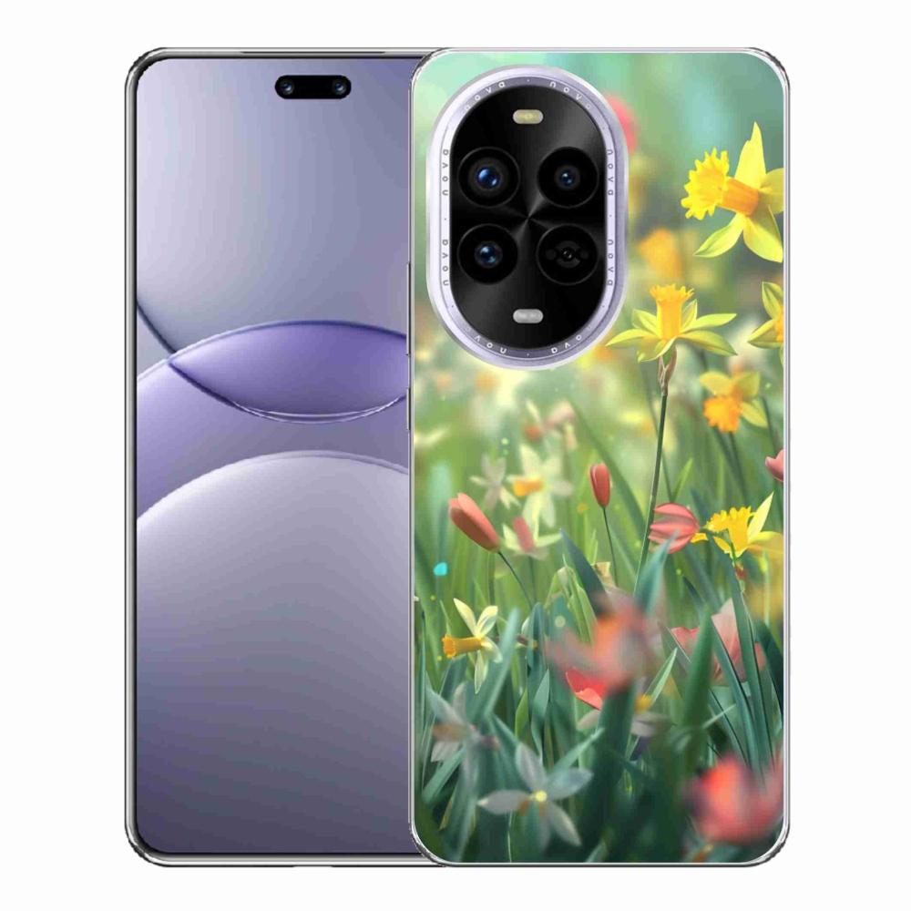 Gelový kryt mmCase na Huawei Nova 13 Pro 5G - jarní květy