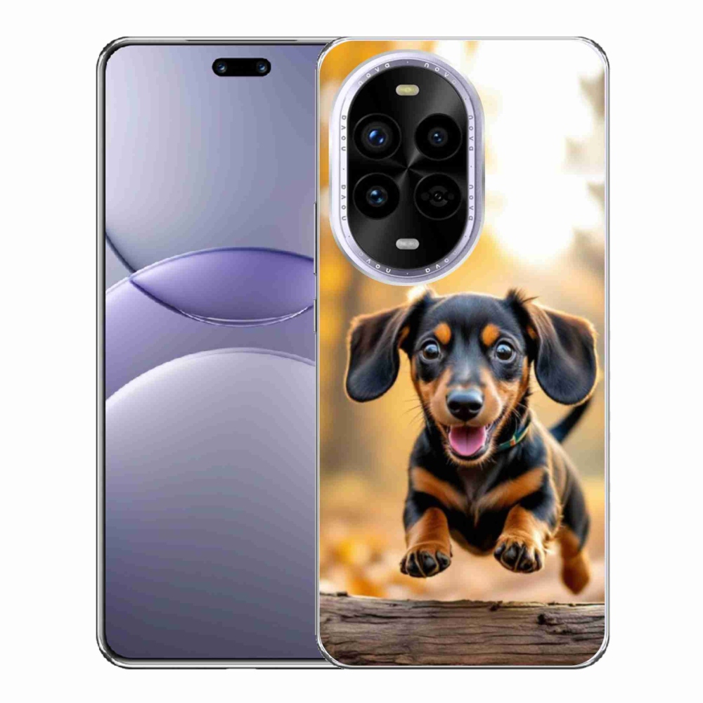 Gelový kryt mmCase na Huawei Nova 13 Pro 5G - jezevčík 2