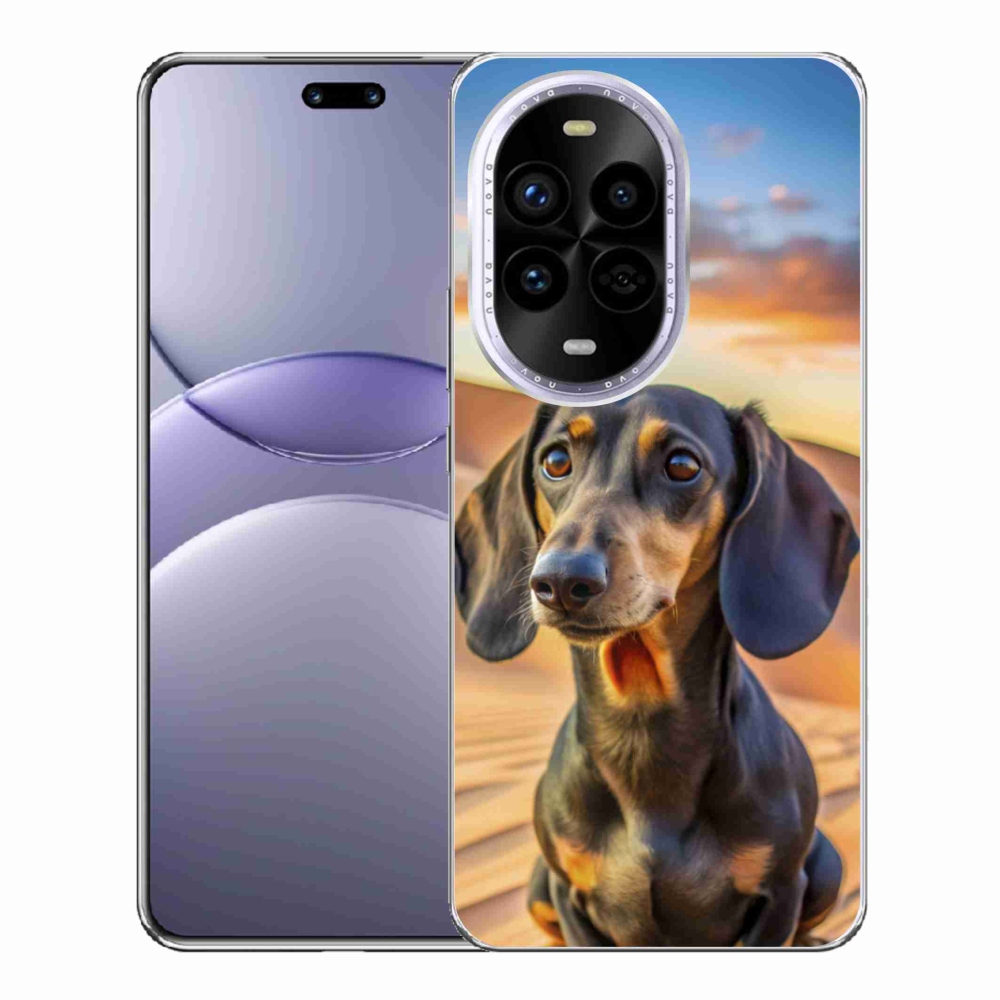 Gelový kryt mmCase na Huawei Nova 13 Pro 5G - jezevčík 3 
