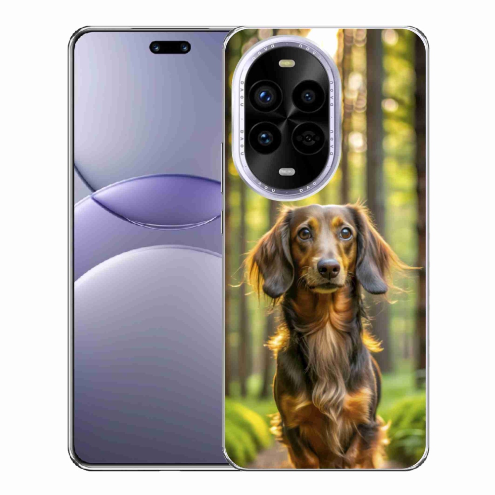 Gelový kryt mmCase na Huawei Nova 13 Pro 5G - jezevčík 4