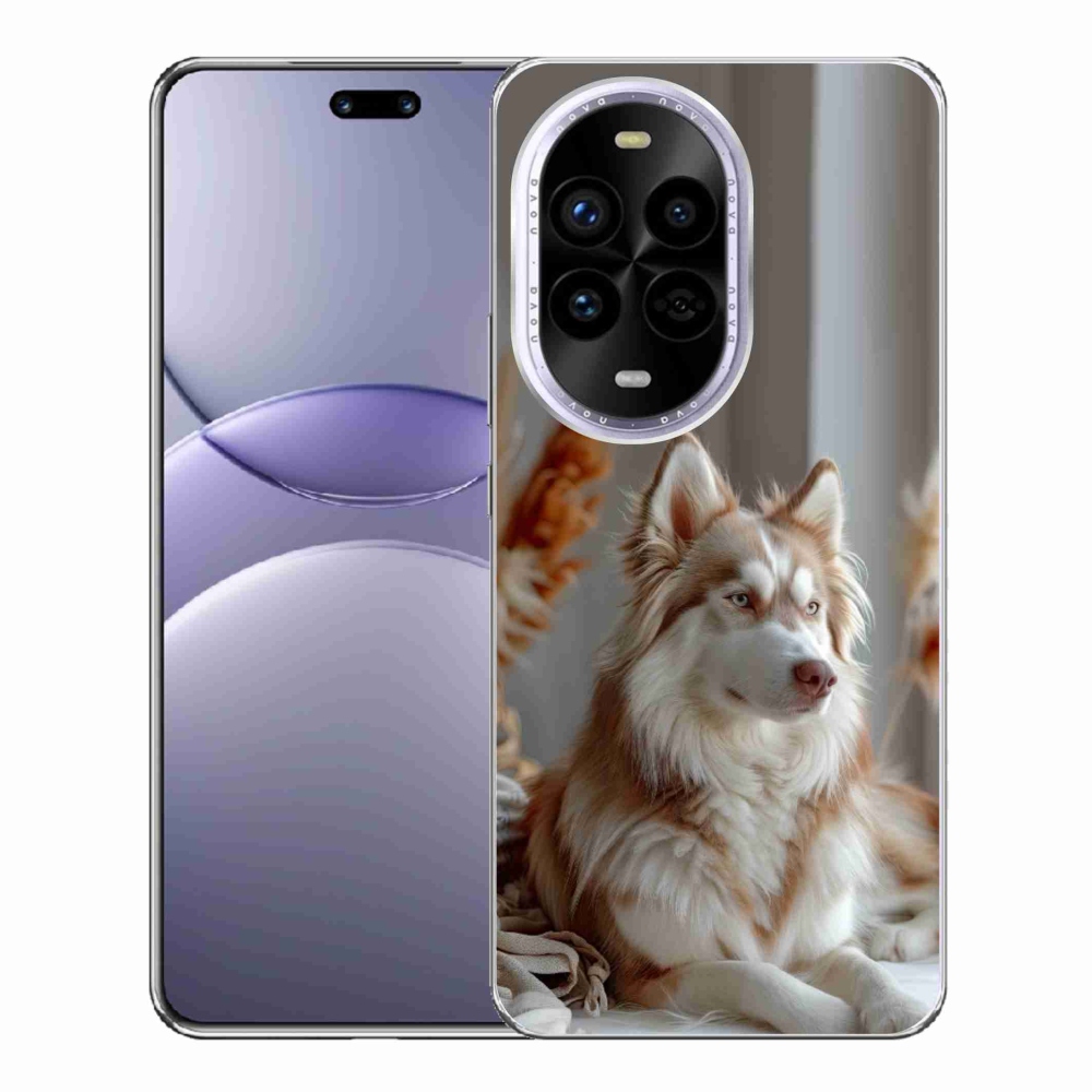 Gelový kryt mmCase na Huawei Nova 13 Pro 5G - klidný sibiřský husky