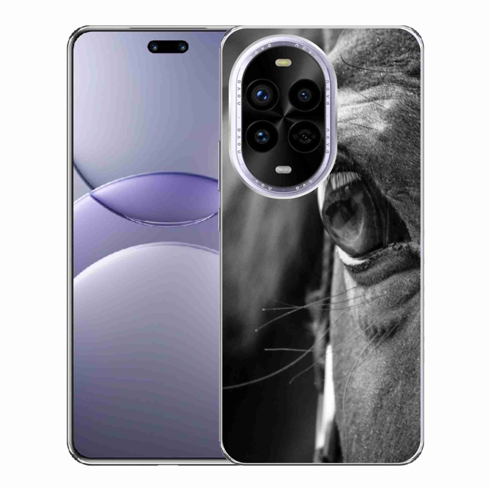 Gelový kryt mmCase na Huawei Nova 13 Pro 5G - koňský pohled