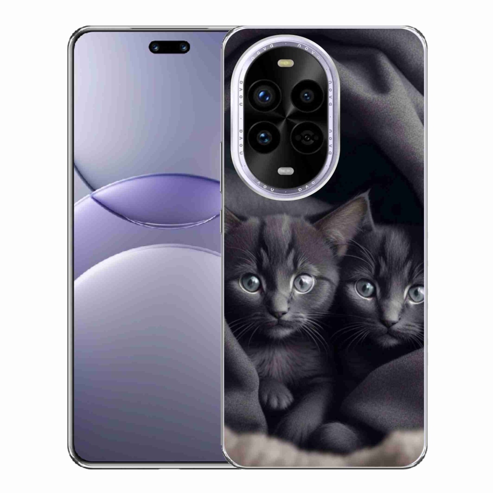 Gelový kryt mmCase na Huawei Nova 13 Pro 5G - kočičí duo