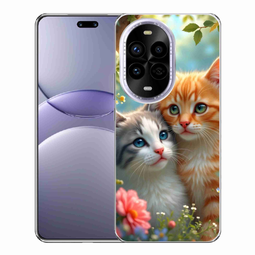 Gelový kryt mmCase na Huawei Nova 13 Pro 5G - kočičí láska 2