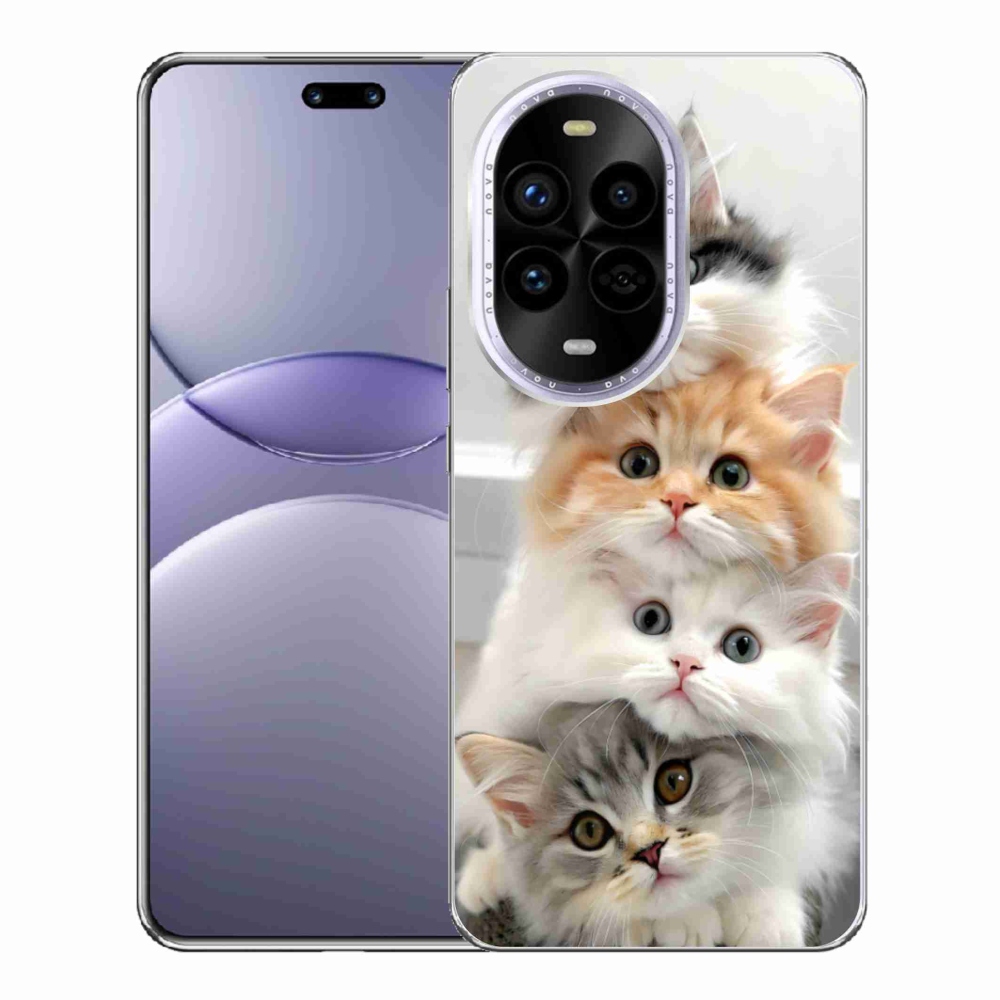 Gelový kryt mmCase na Huawei Nova 13 Pro 5G - kočičí parta