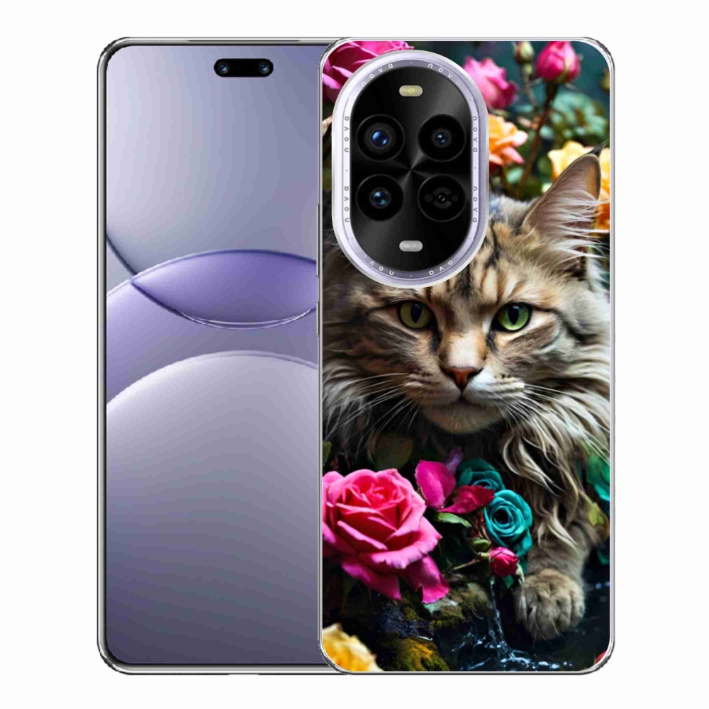 Gelový kryt mmCase na Huawei Nova 13 Pro 5G - kočíčí pohled 2