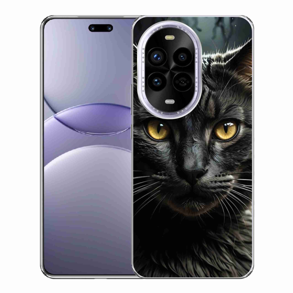 Gelový kryt mmCase na Huawei Nova 13 Pro 5G - kočičí pohled 3