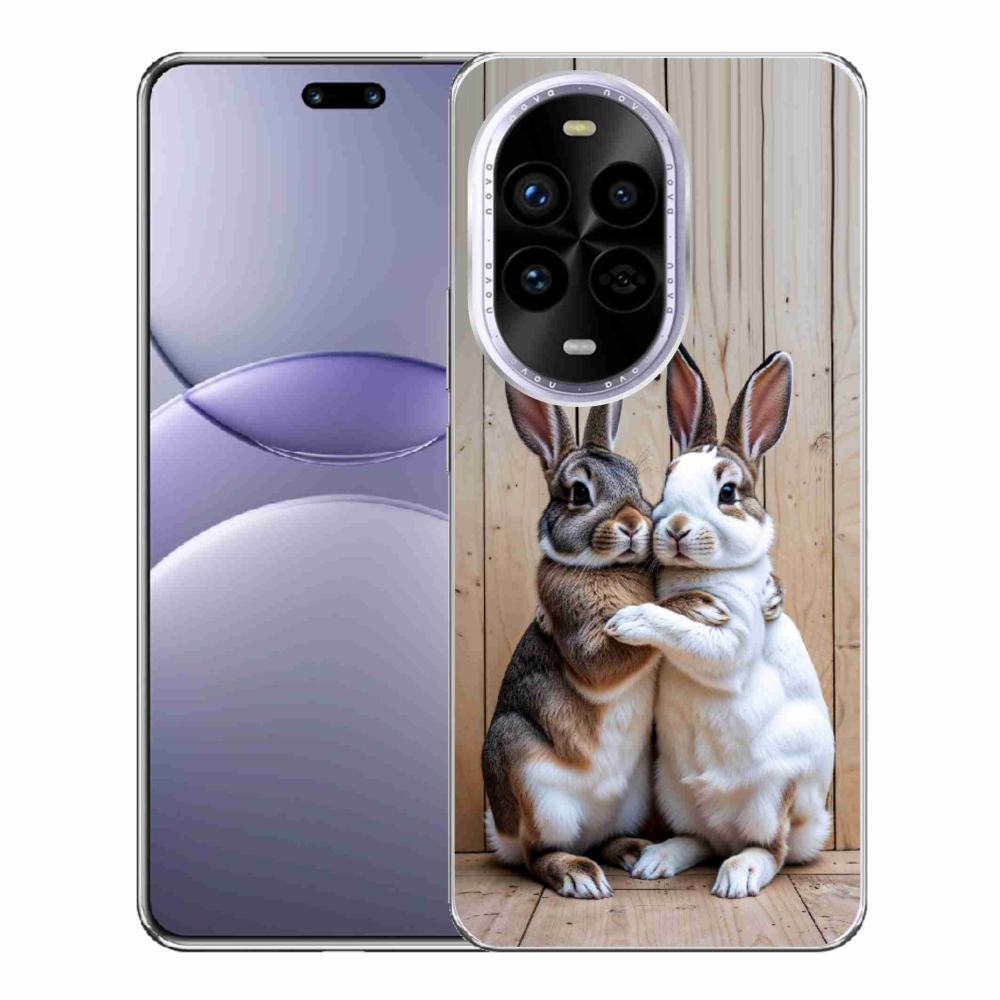Gelový kryt mmCase na Huawei Nova 13 Pro 5G - králičí pár