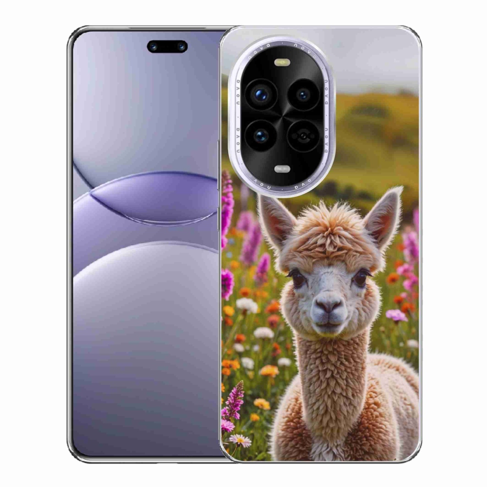 Gelový kryt mmCase na Huawei Nova 13 Pro 5G - lama na louce