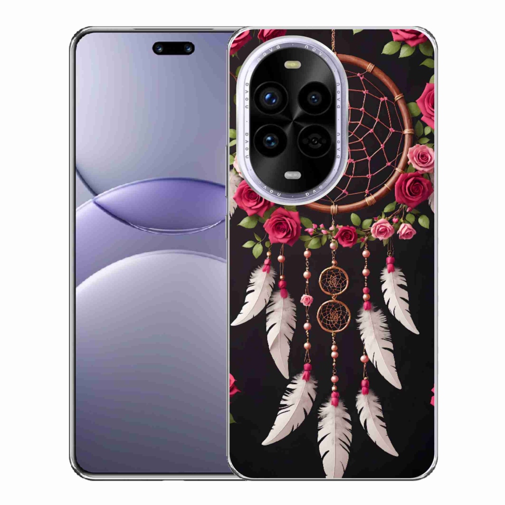 Gelový kryt mmCase na Huawei Nova 13 Pro 5G - lapač snů s růžemi