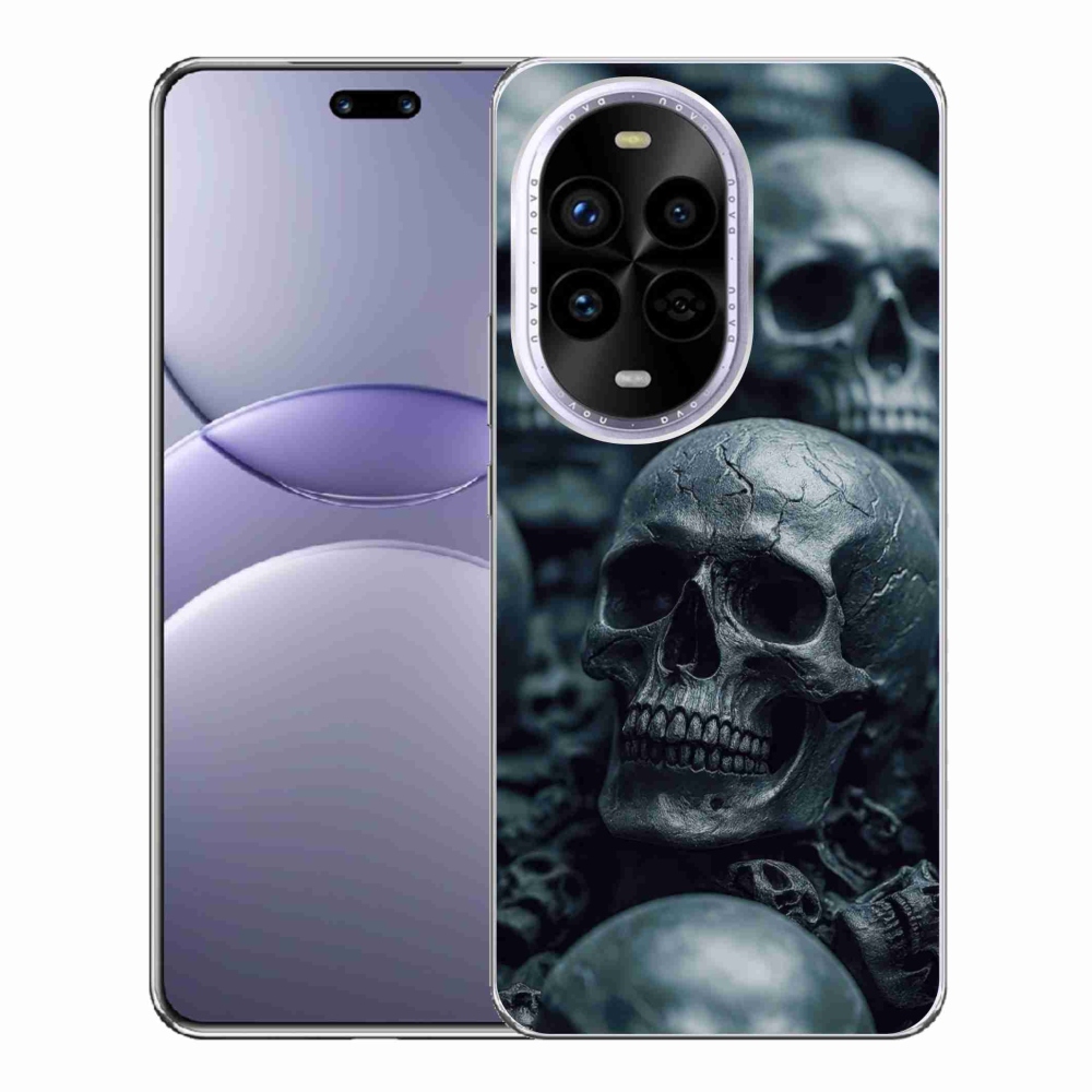 Gelový kryt mmCase na Huawei Nova 13 Pro 5G - lebka 2