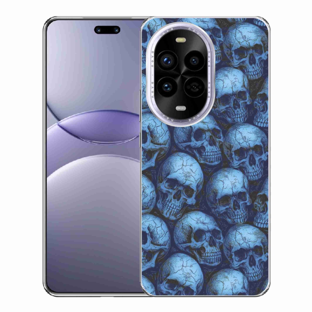 Gelový kryt mmCase na Huawei Nova 13 Pro 5G - lebky