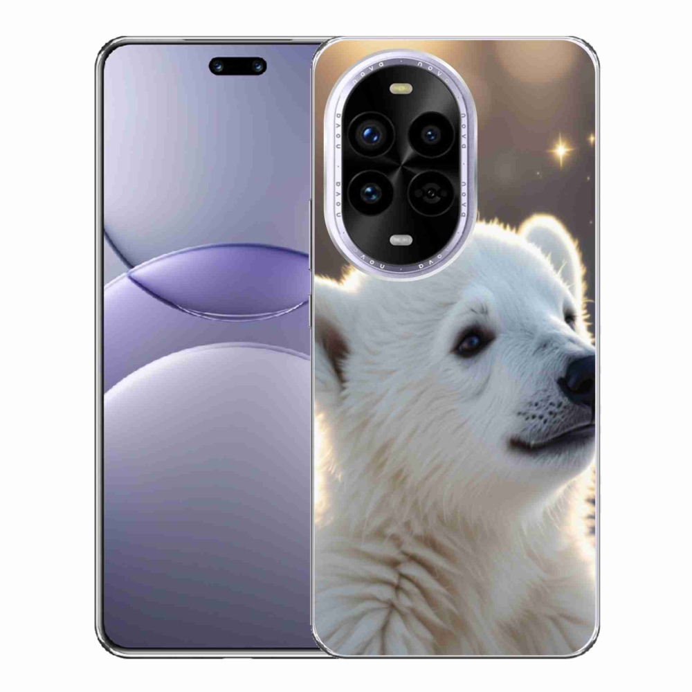 Gelový kryt mmCase na Huawei Nova 13 Pro 5G - lední medvěd