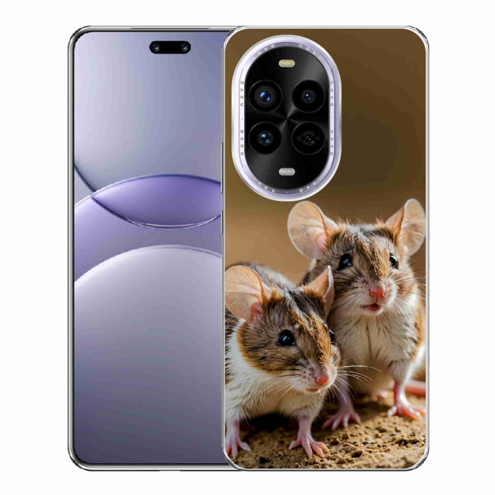 Gelový kryt mmCase na Huawei Nova 13 Pro 5G - myší duo