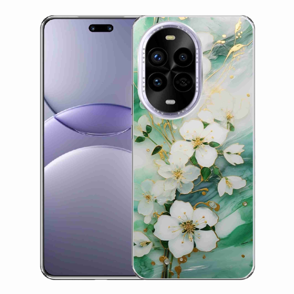 Gelový kryt mmCase na Huawei Nova 13 Pro 5G - něžné květy