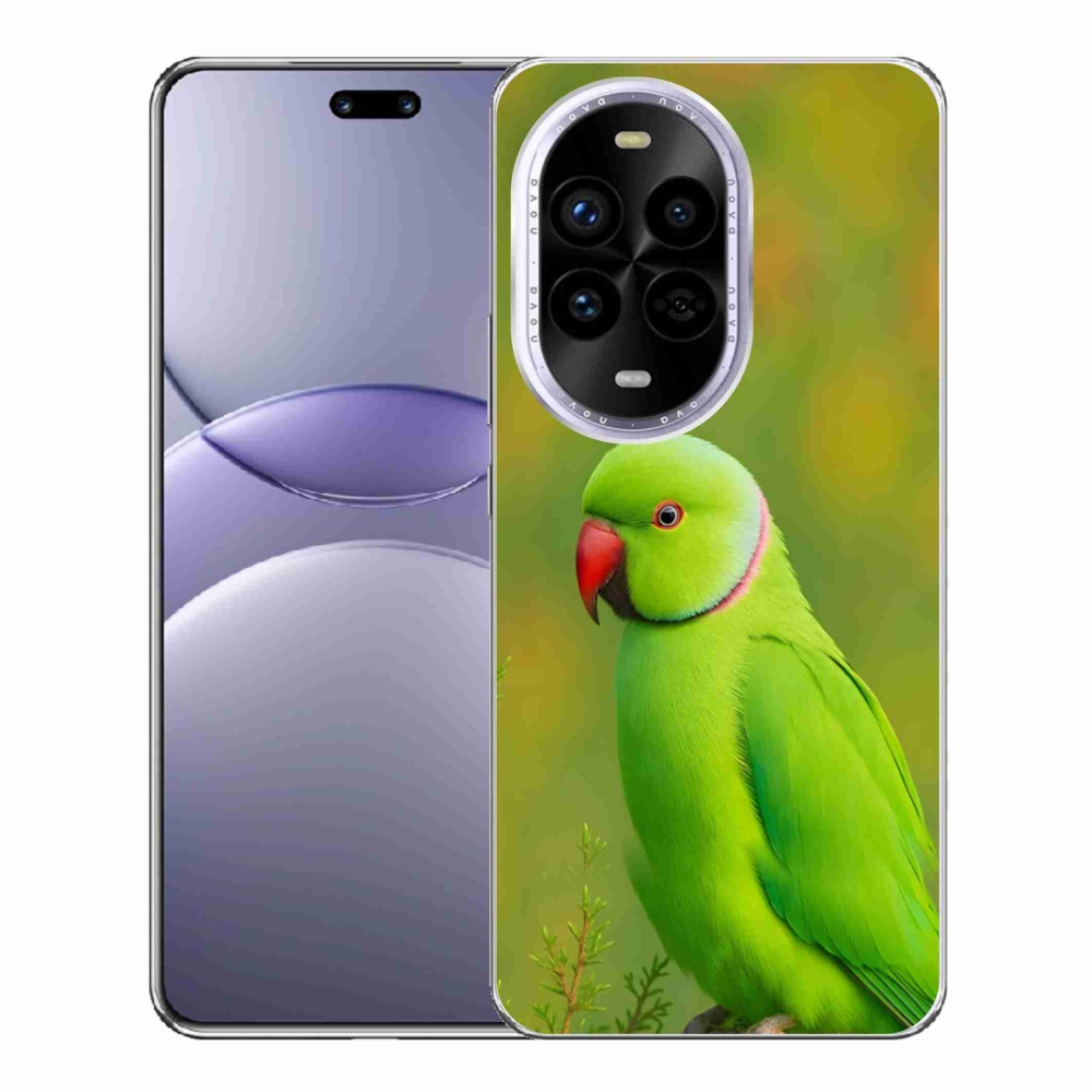 Gelový kryt mmCase na Huawei Nova 13 Pro 5G - papoušek alexandr 2