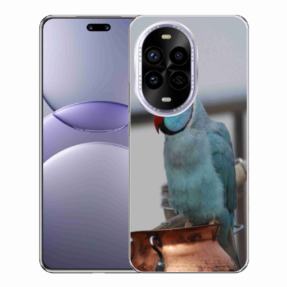 Gelový kryt mmCase na Huawei Nova 13 Pro 5G - papoušek alexandr modrý