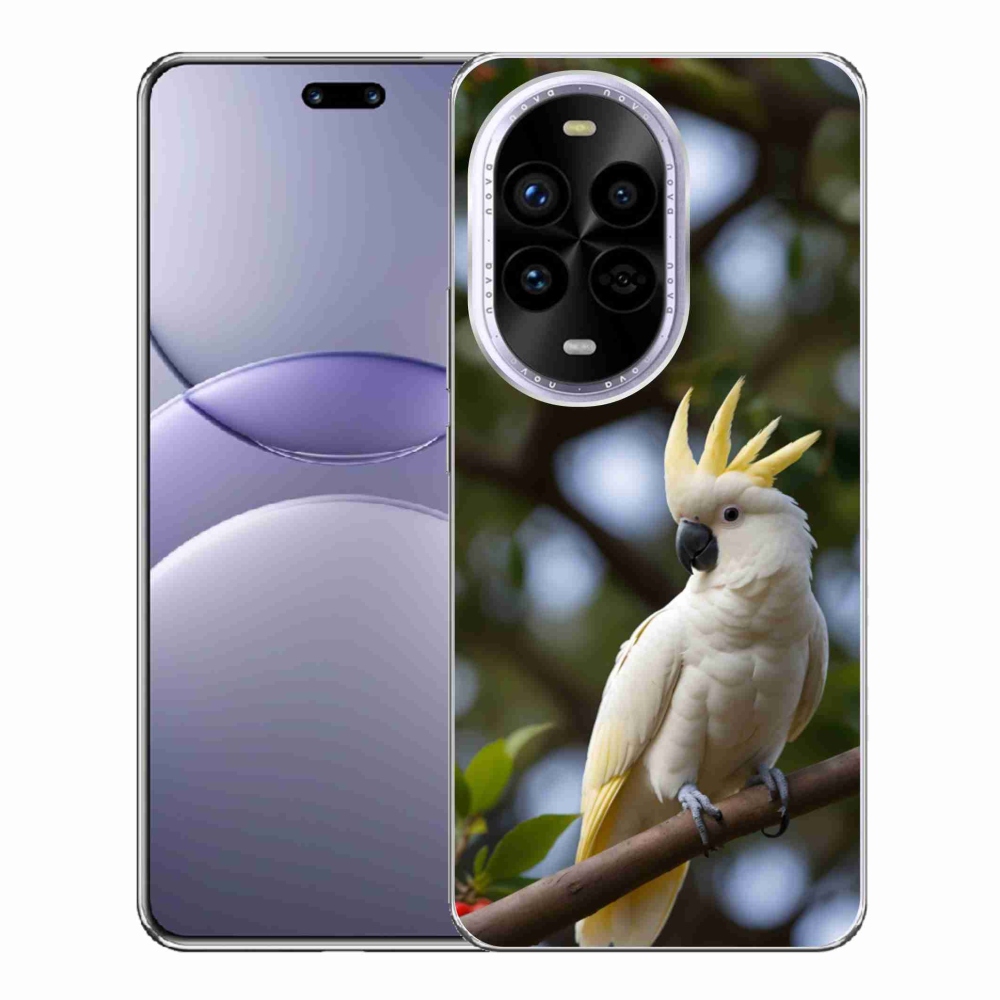 Gelový kryt mmCase na Huawei Nova 13 Pro 5G - papoušek kakadu 3