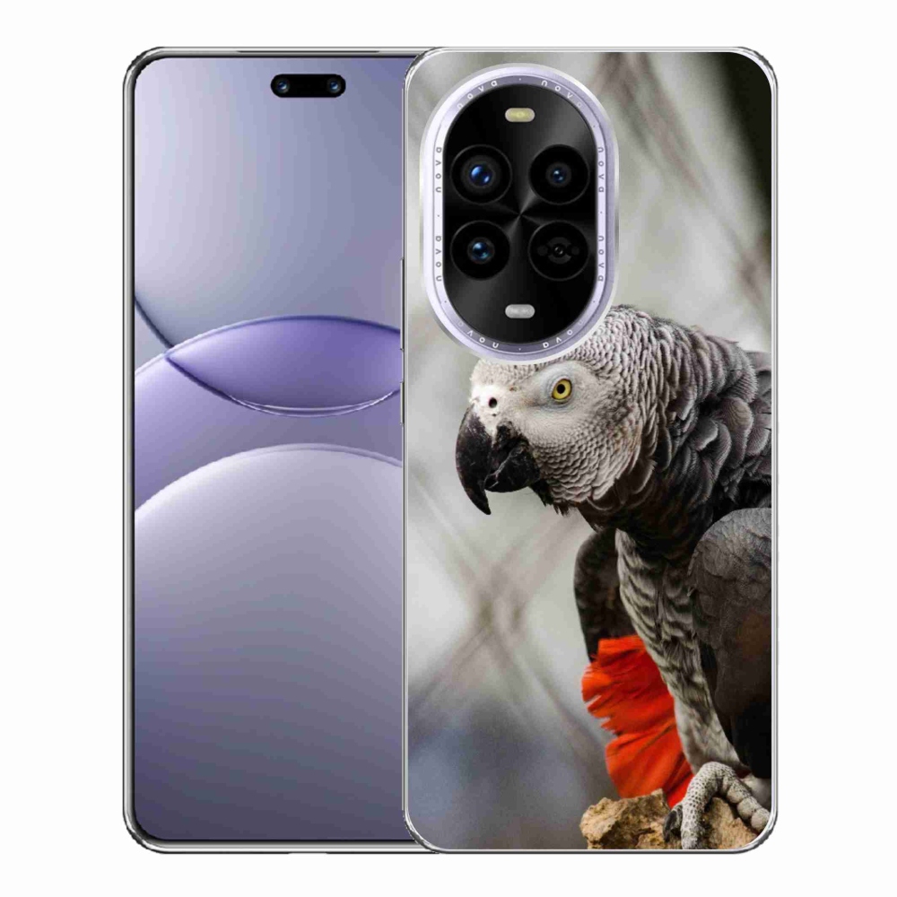 Gelový kryt mmCase na Huawei Nova 13 Pro 5G - papoušek žako 3