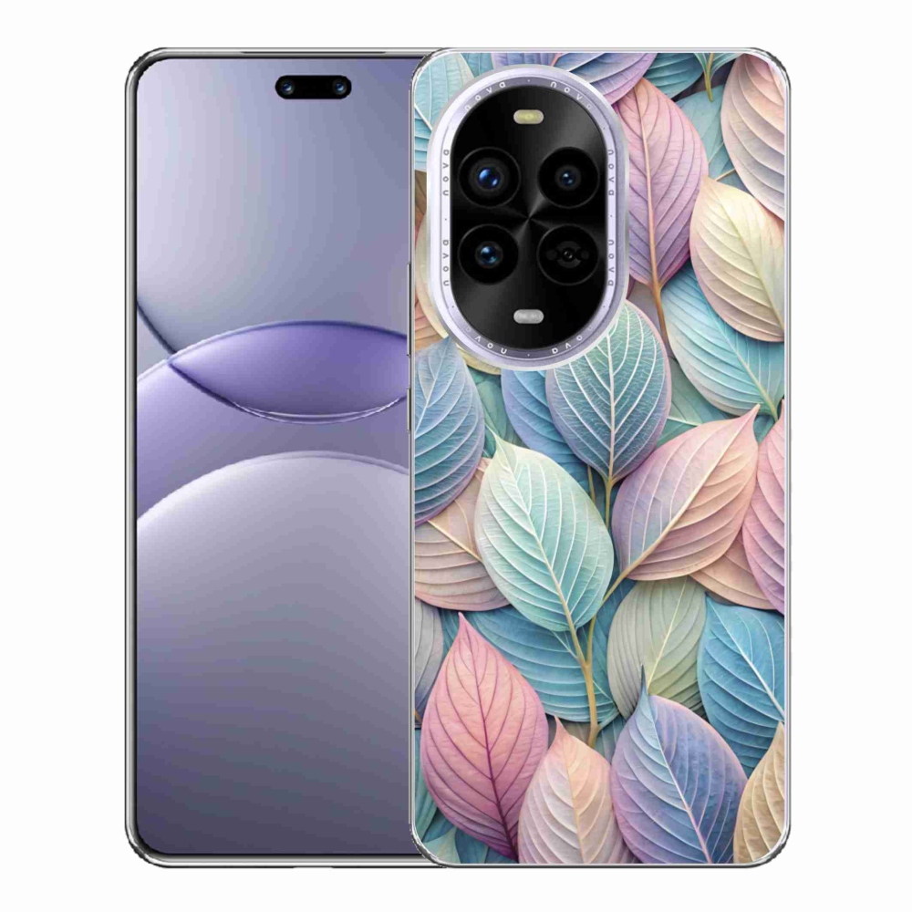 Gelový kryt mmCase na Huawei Nova 13 Pro 5G - pastelové listy