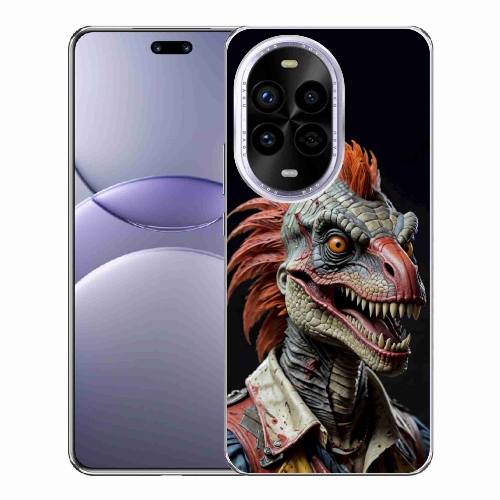 Gelový kryt mmCase na Huawei Nova 13 Pro 5G - punk dinosaurus