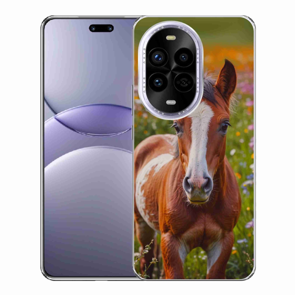 Gelový kryt mmCase na Huawei Nova 13 Pro 5G - roztomilé hříbě