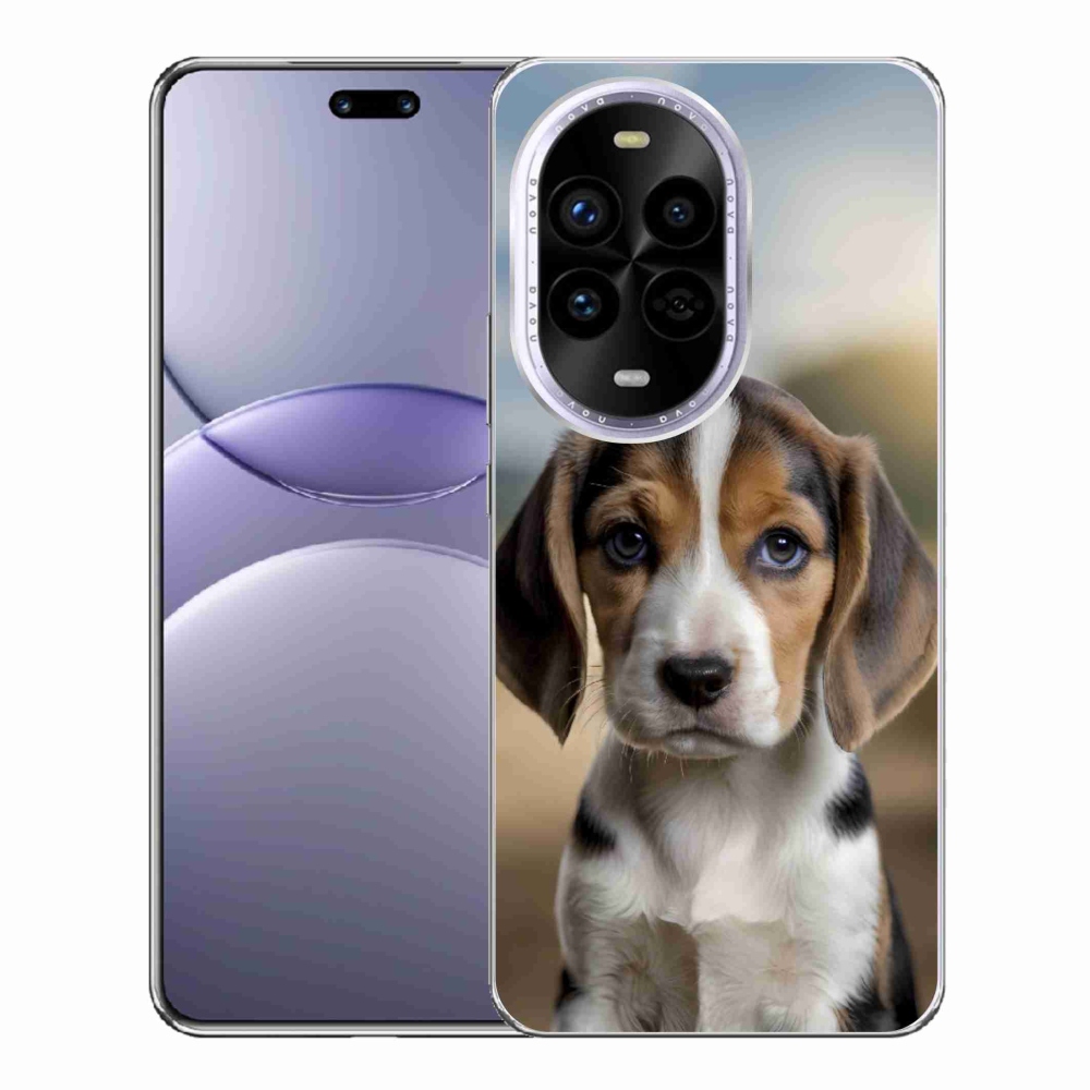 Gelový kryt mmCase na Huawei Nova 13 Pro 5G - roztomilý bígl