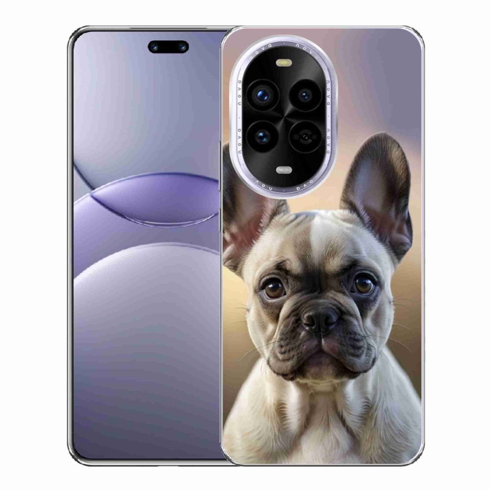 Gelový kryt mmCase na Huawei Nova 13 Pro 5G - roztomilý francouzský buldoček