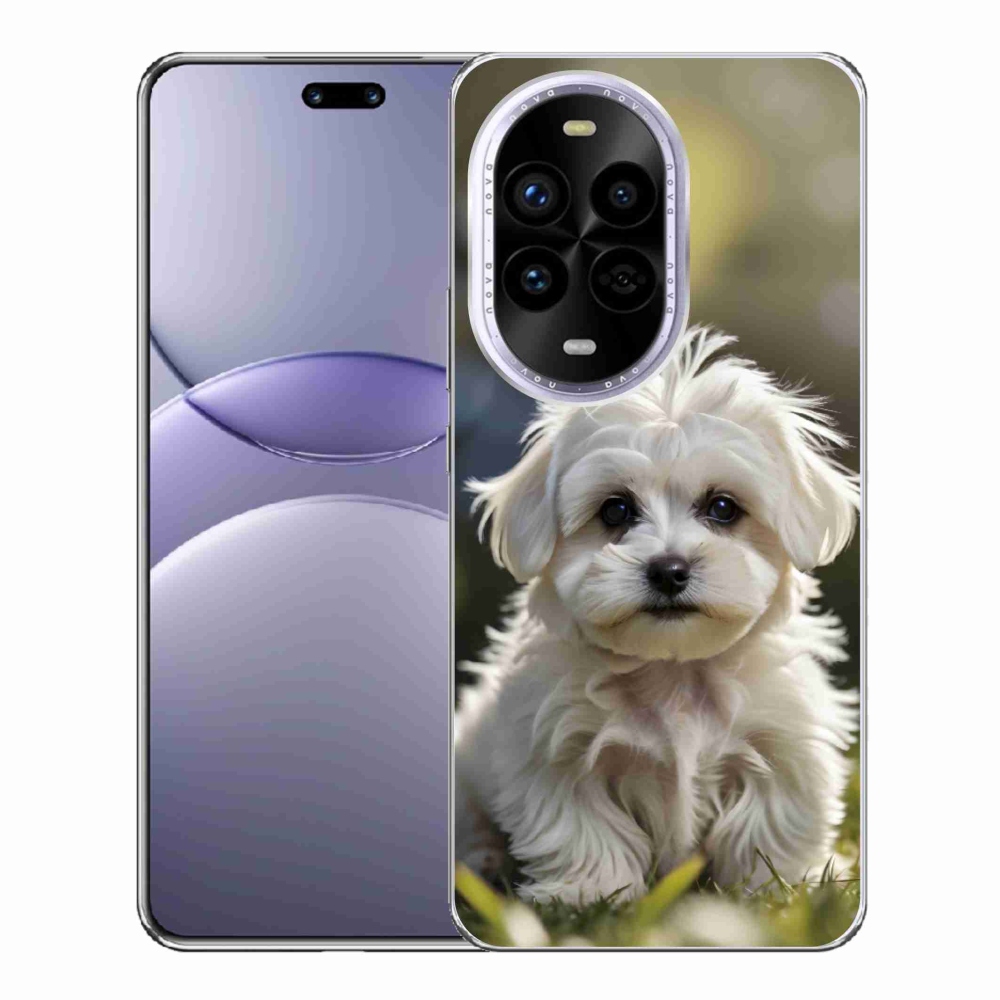 Gelový kryt mmCase na Huawei Nova 13 Pro 5G - roztomilý maltézský psík