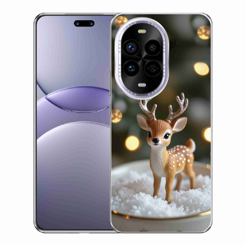 Gelový kryt mmCase na Huawei Nova 13 Pro 5G - roztomilý vánoční jelen
