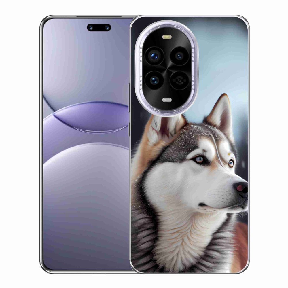 Gelový kryt mmCase na Huawei Nova 13 Pro 5G - sibiřský husky