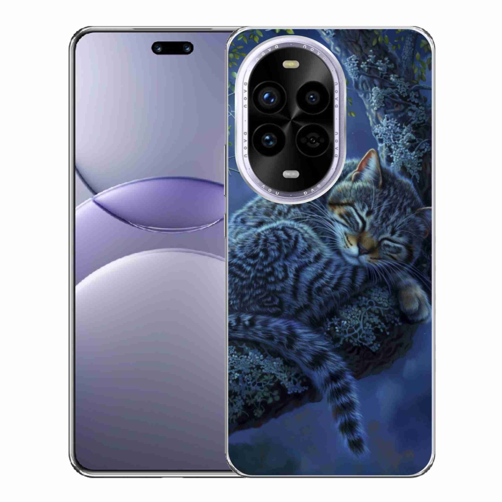 Gelový kryt mmCase na Huawei Nova 13 Pro 5G - spící kočka