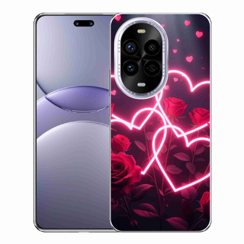 Gelový kryt mmCase na Huawei Nova 13 Pro 5G - srdce lásky