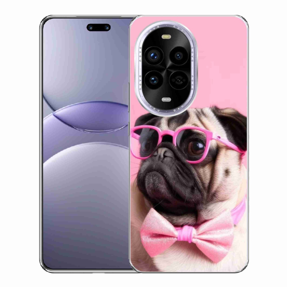 Gelový kryt mmCase na Huawei Nova 13 Pro 5G - stylový mops