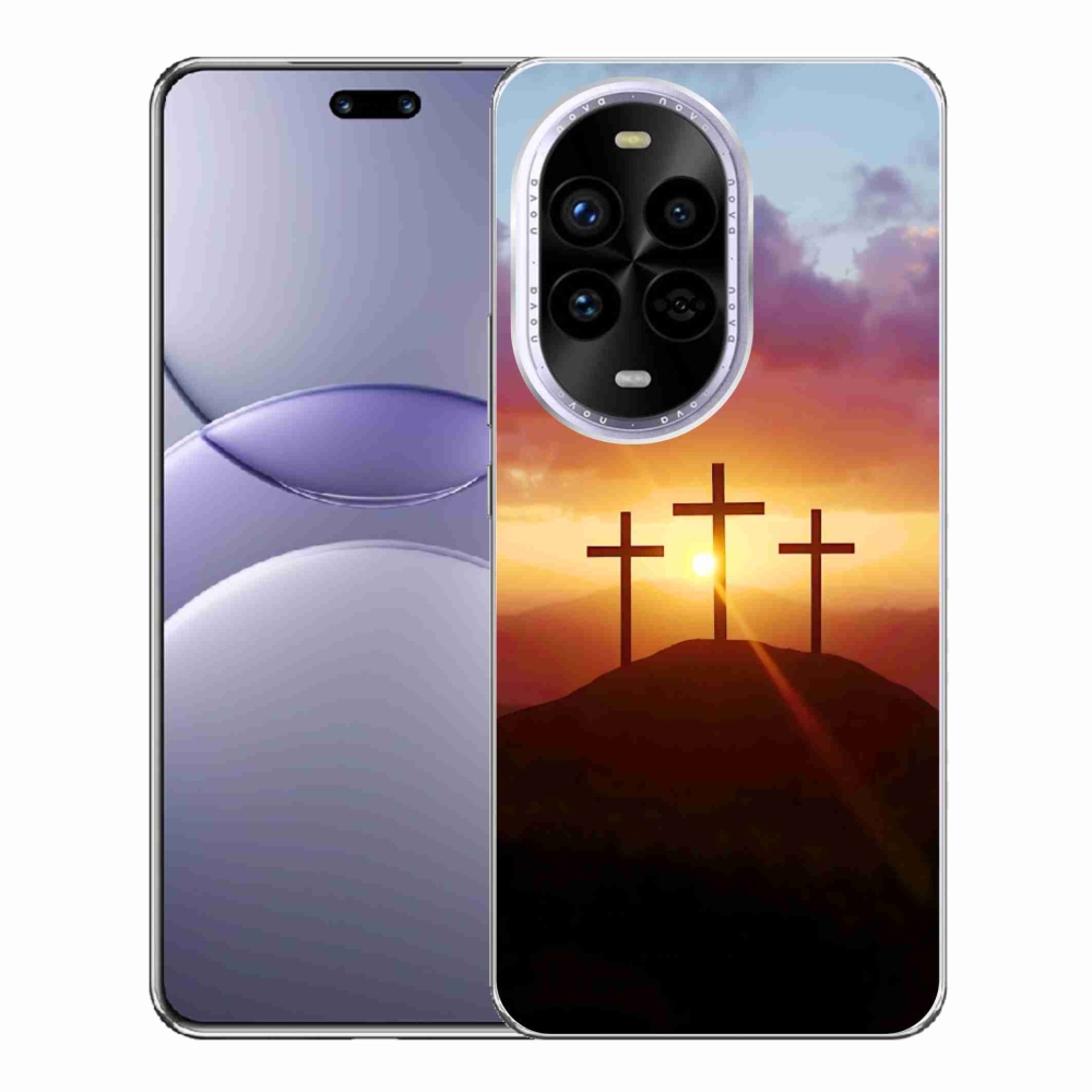 Gelový kryt mmCase na Huawei Nova 13 Pro 5G - tři kříže