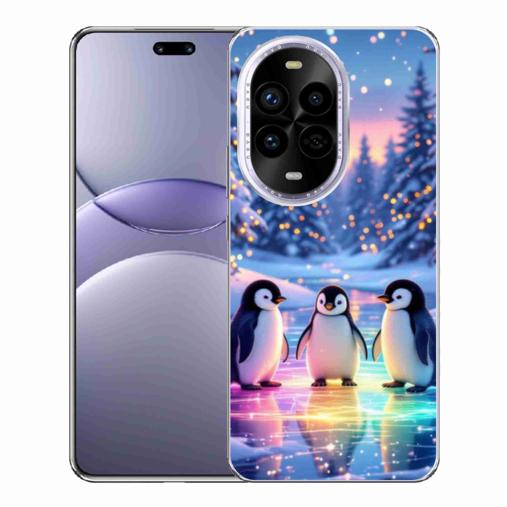 Gelový kryt mmCase na Huawei Nova 13 Pro 5G - tučnáci