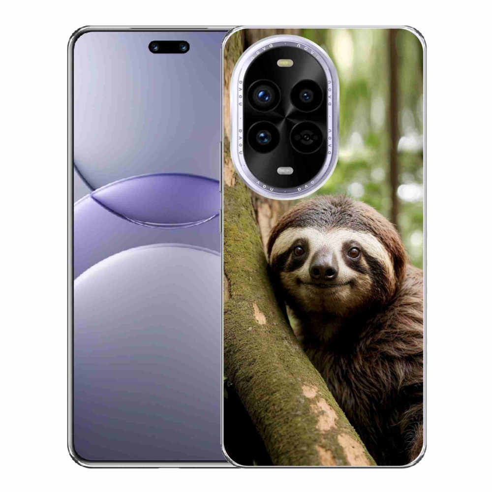 Gelový kryt mmCase na Huawei Nova 13 Pro 5G - usměvavý lenochod