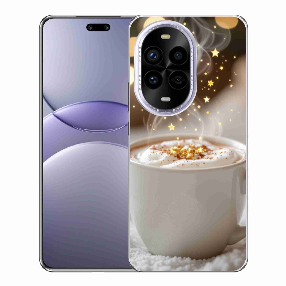 Gelový kryt mmCase na Huawei Nova 13 Pro 5G - vánoční horký nápoj
