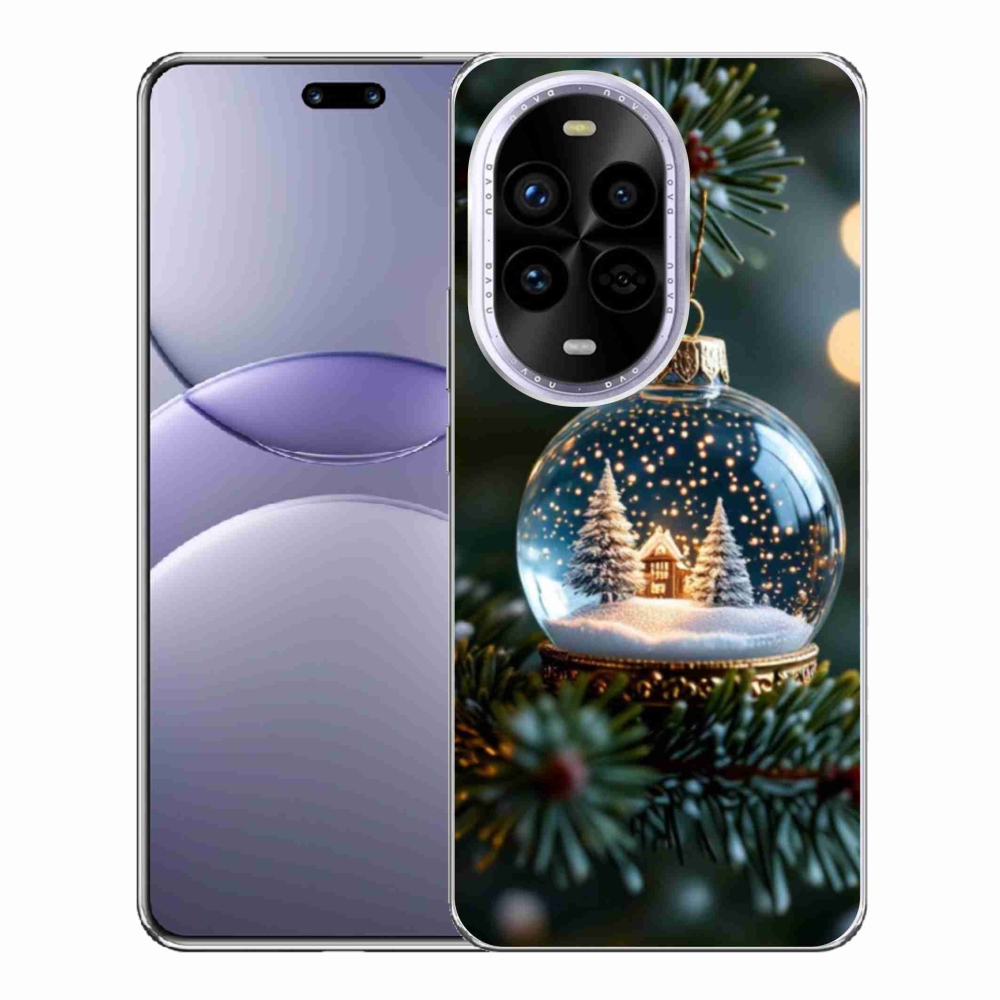 Gelový kryt mmCase na Huawei Nova 13 Pro 5G - vánoční koule 2