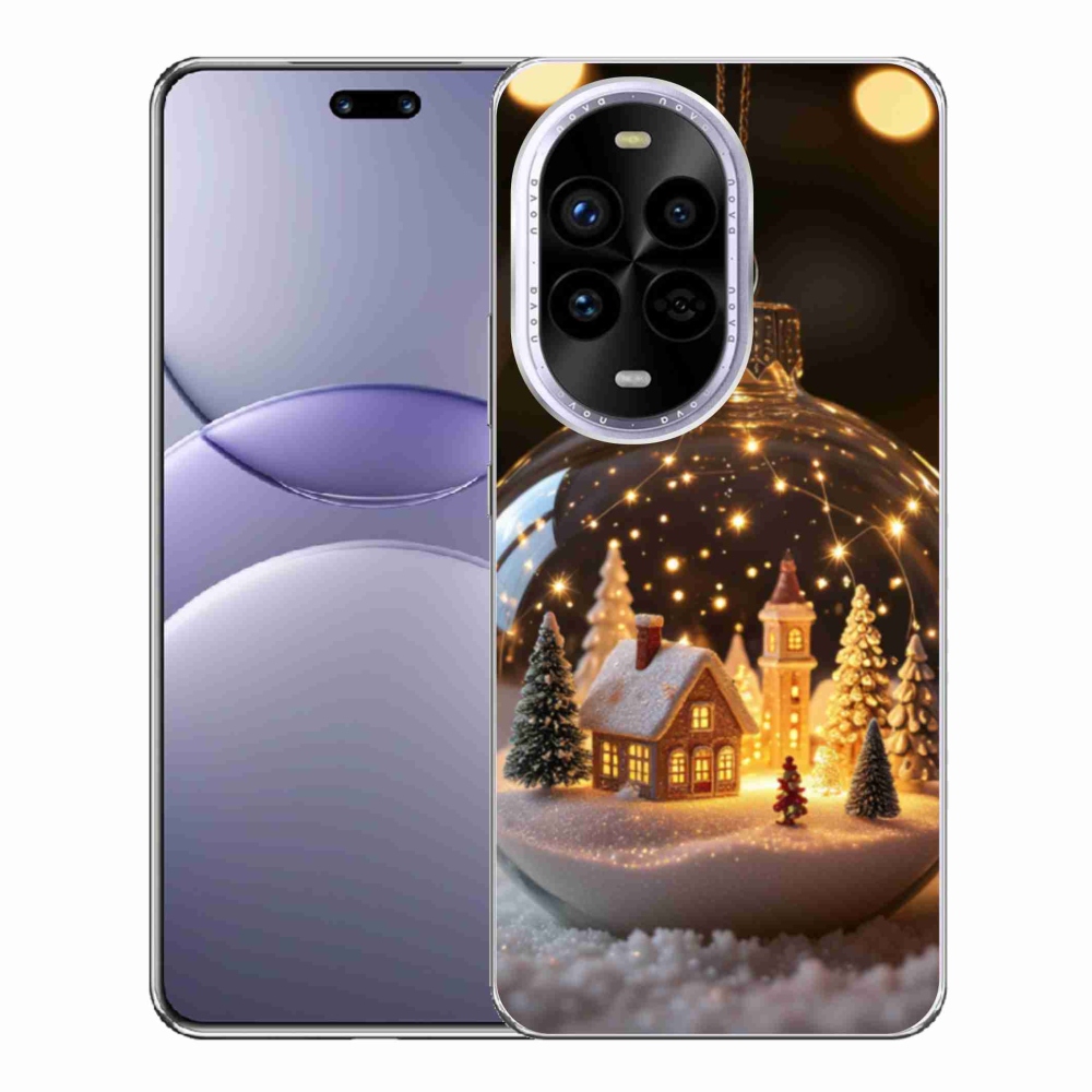 Gelový kryt mmCase na Huawei Nova 13 Pro 5G - vánoční koule 3