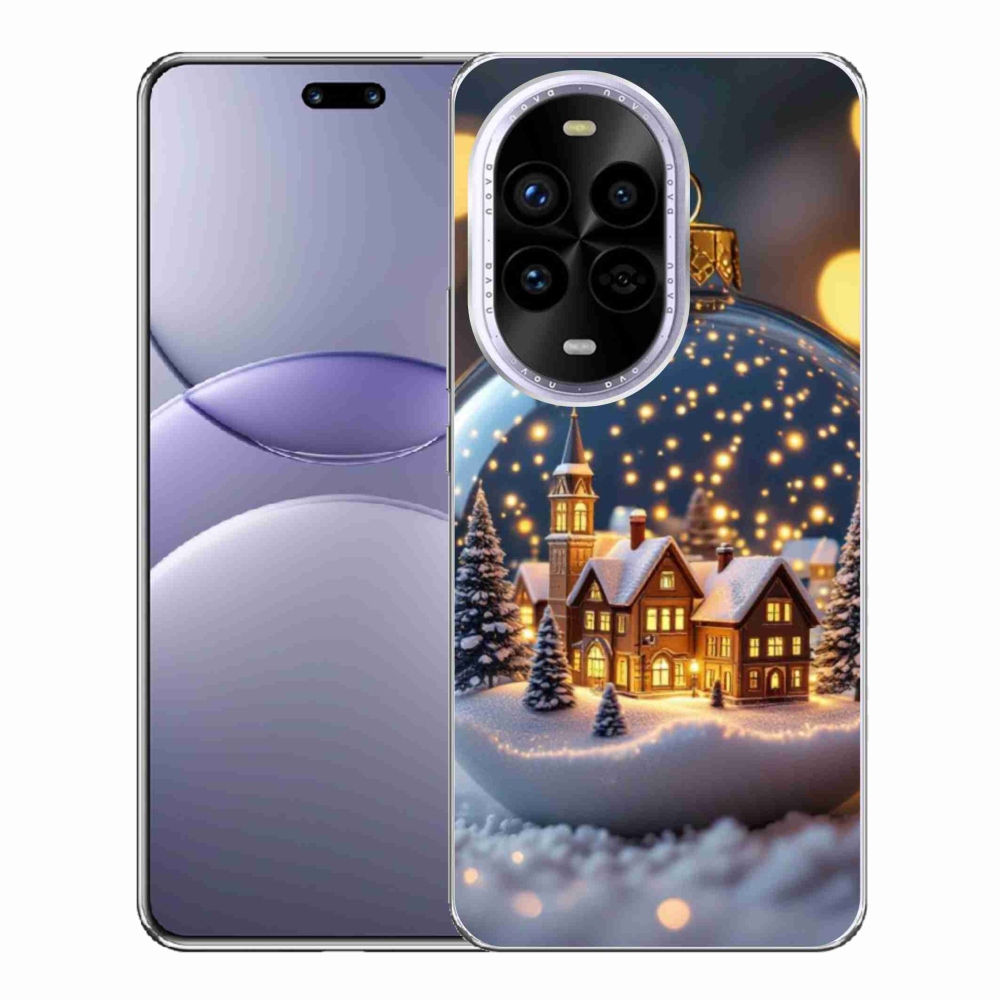 Gelový kryt mmCase na Huawei Nova 13 Pro 5G - vánoční koule 4
