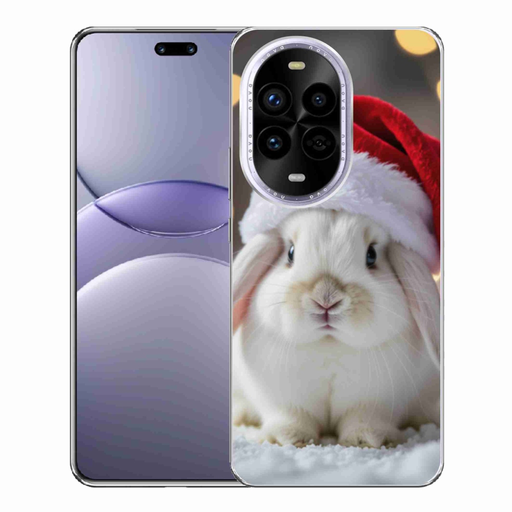 Gelový kryt mmCase na Huawei Nova 13 Pro 5G - vánoční králík
