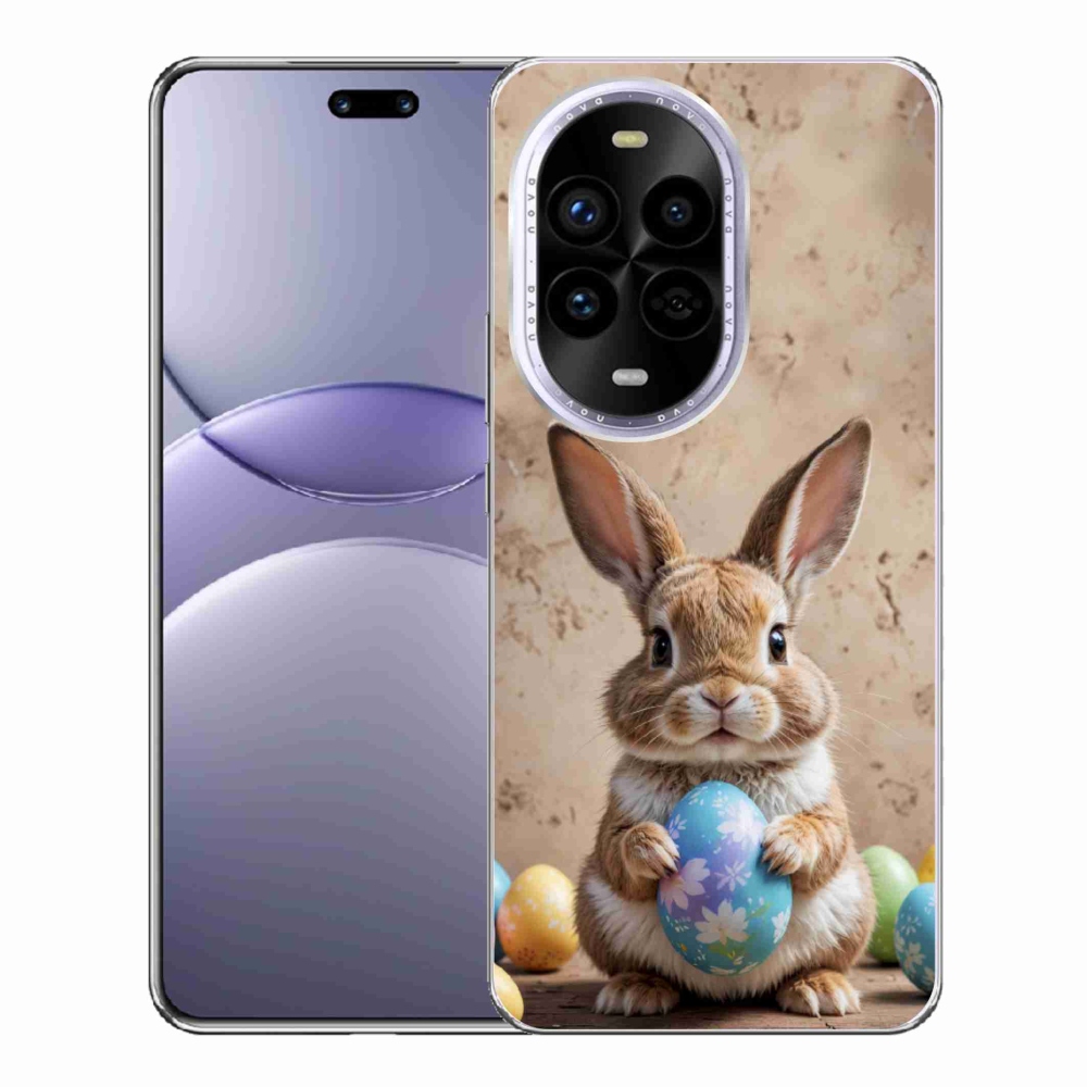 Gelový kryt mmCase na Huawei Nova 13 Pro 5G - velikonoční králíček