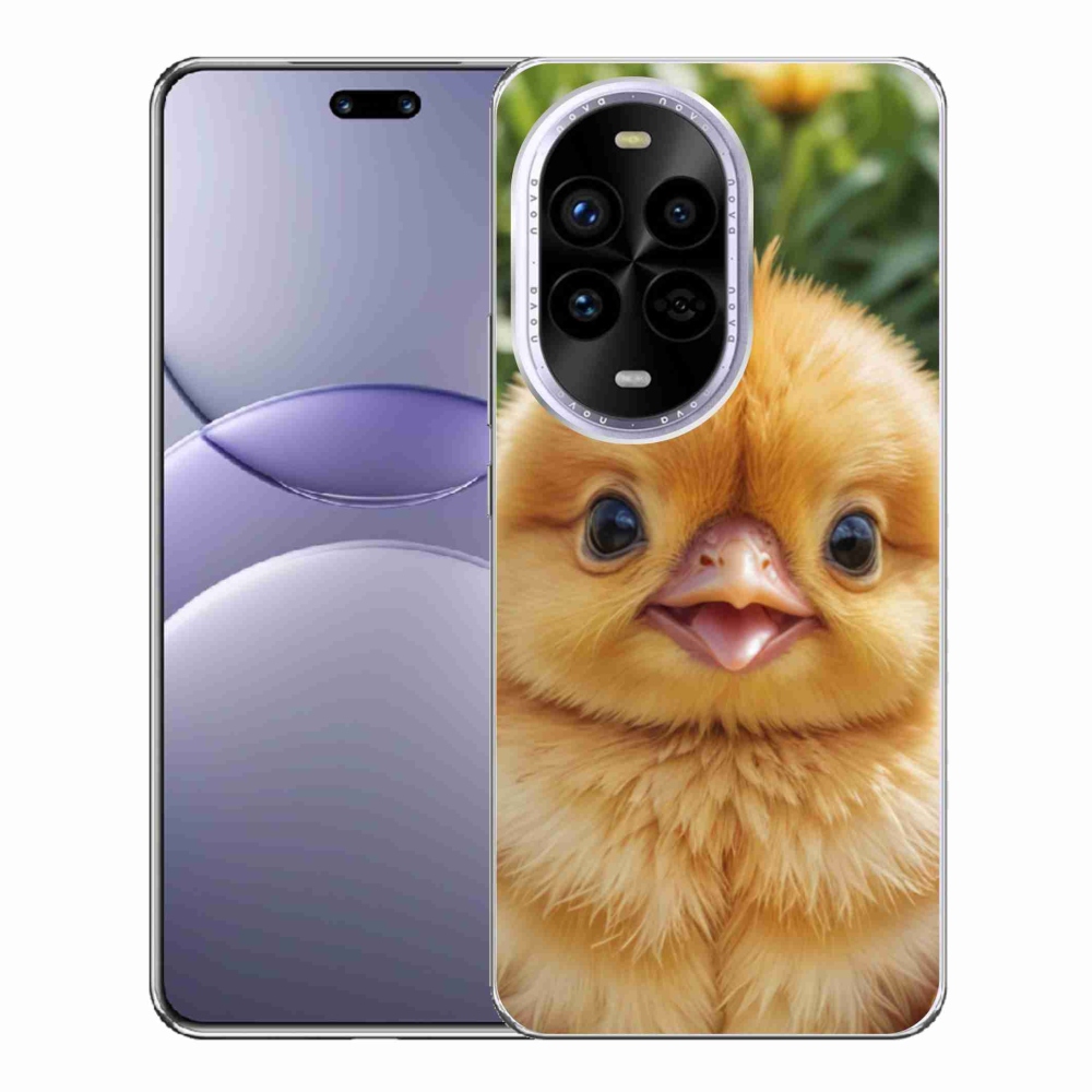 Gelový kryt mmCase na Huawei Nova 13 Pro 5G - veselé kuřátko