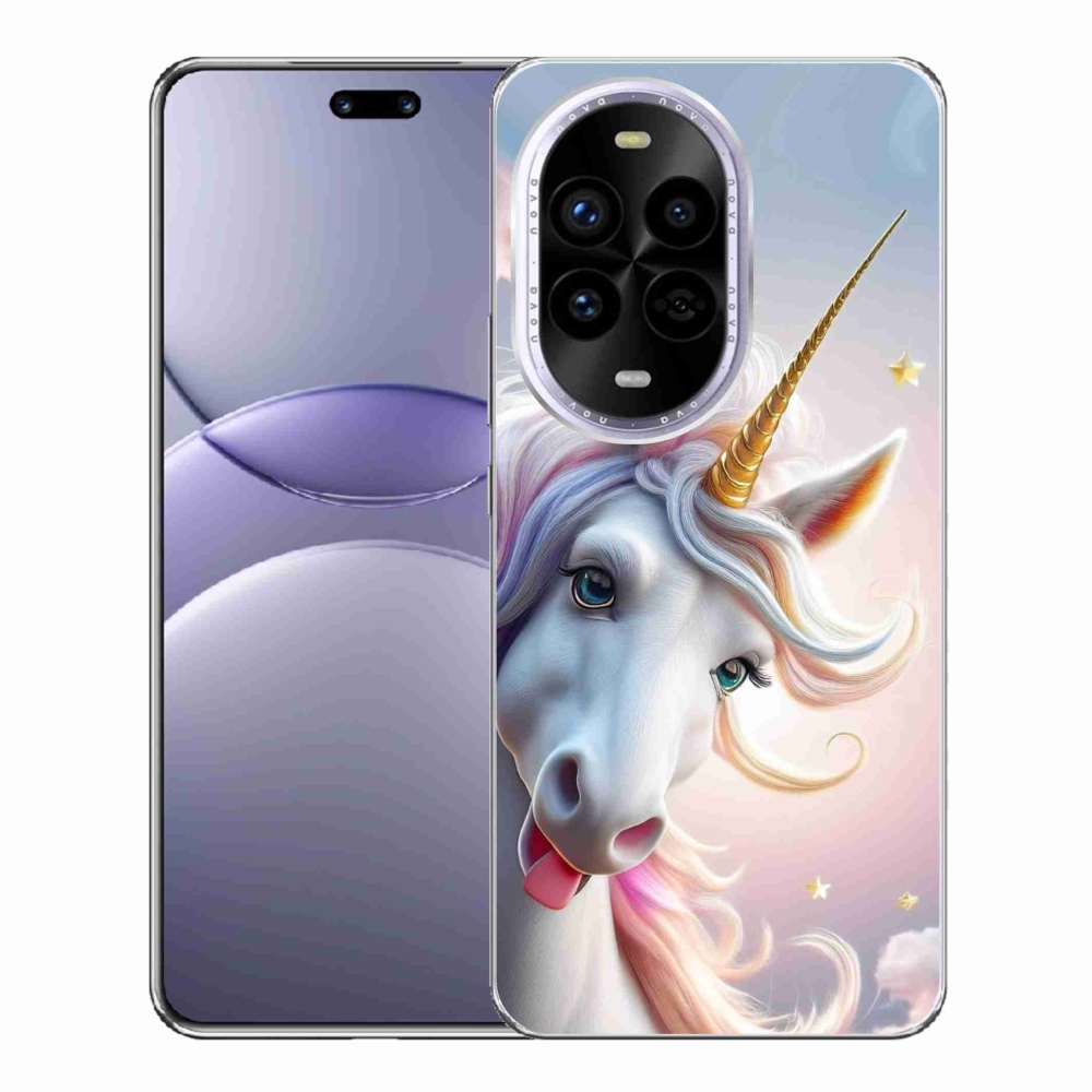 Gelový kryt mmCase na Huawei Nova 13 Pro 5G - veselý jednorožec