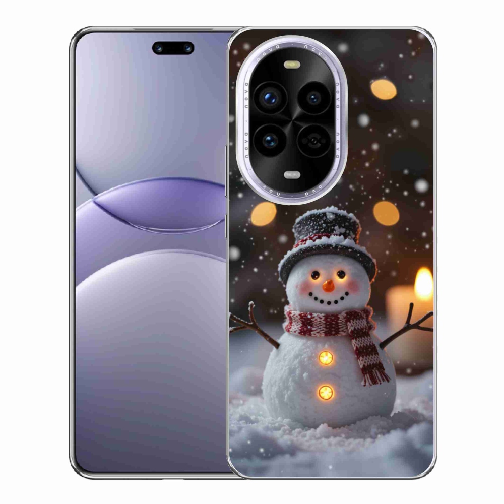 Gelový kryt mmCase na Huawei Nova 13 Pro 5G - veselý sněhulák