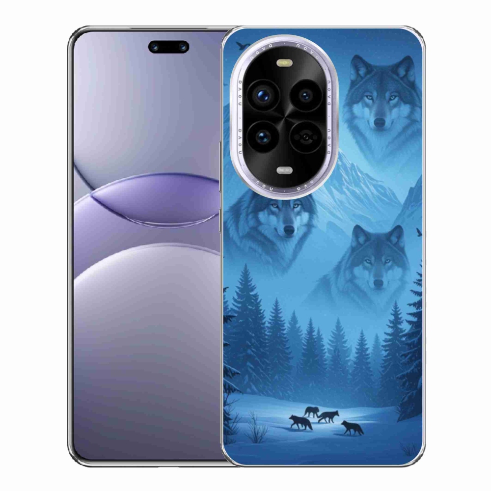 Gelový kryt mmCase na Huawei Nova 13 Pro 5G - vlčí smečka