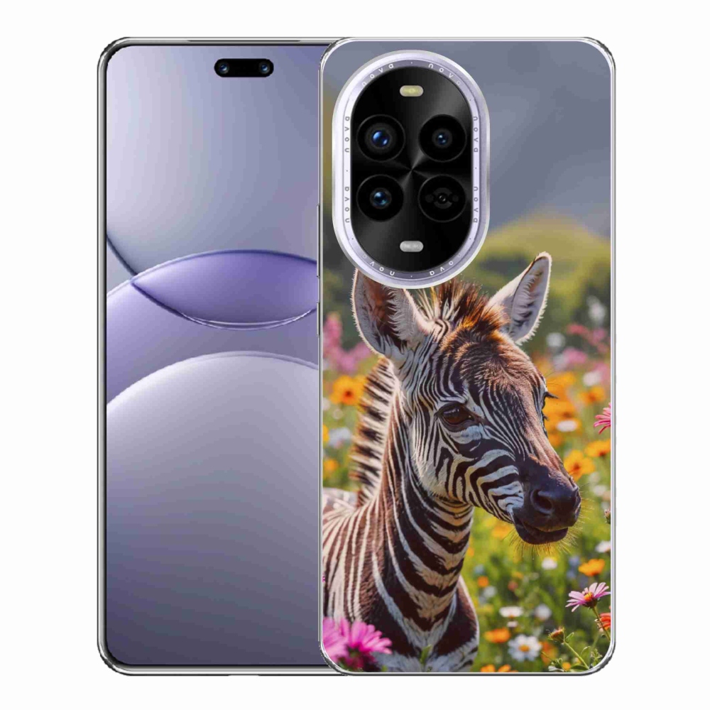 Gelový kryt mmCase na Huawei Nova 13 Pro 5G - zebra na louce