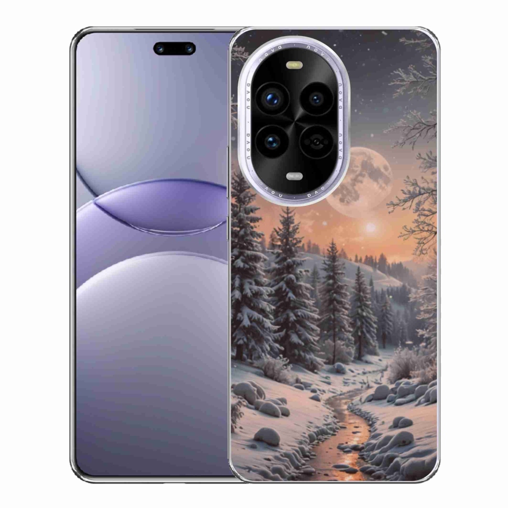 Gelový kryt mmCase na Huawei Nova 13 Pro 5G - zimní krajina 2